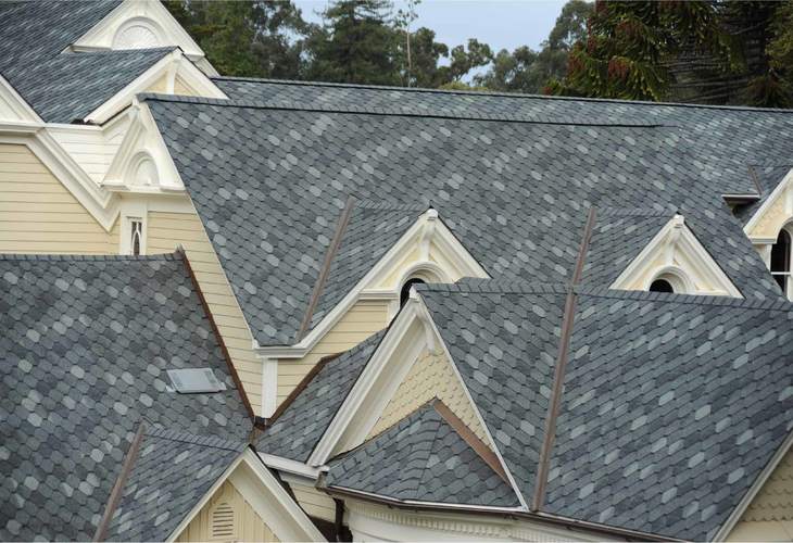 Patented Diamond-Shaped Asphalt Shingle from PABCO Roofing Products Perfect for Historic Homes