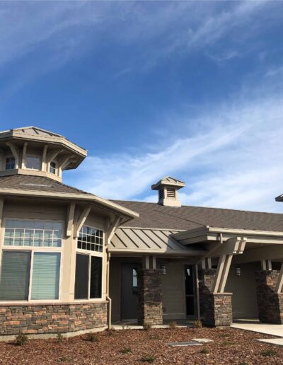 helitack facility with solar reflective roof