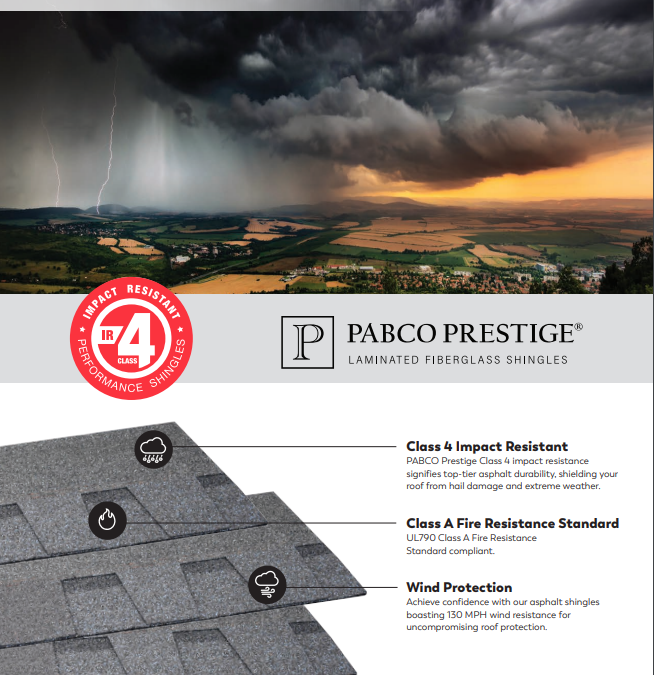 Brochure – PABCO Prestige Sell Sheet