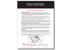 Installation – PABCO Premier DFA – Spanish